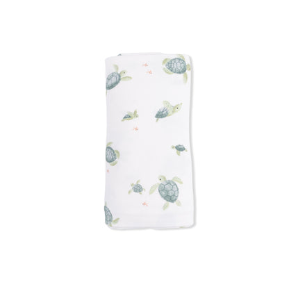 Sea Turtles - Swaddle Blanket - Hello Baby Apparel