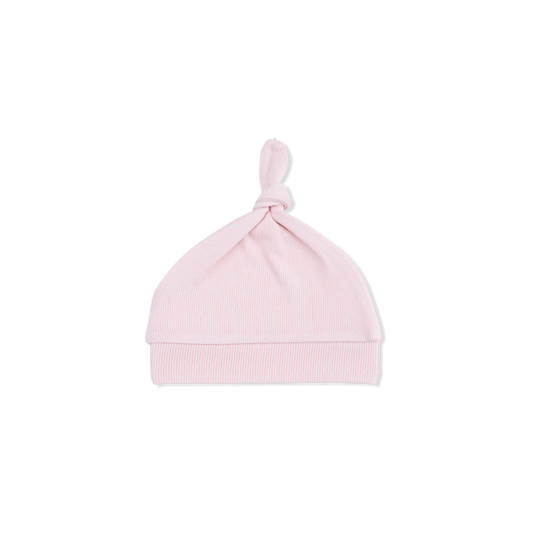 Solid Veiled Pink - Knotted Hat - Hello Baby Apparel