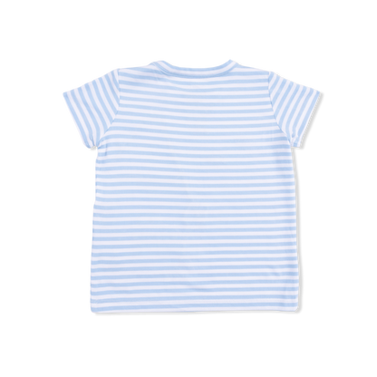 Sailor Sea Creatures Appliques - Crew Neck Tee with Cargo Short - Hello Baby Apparel