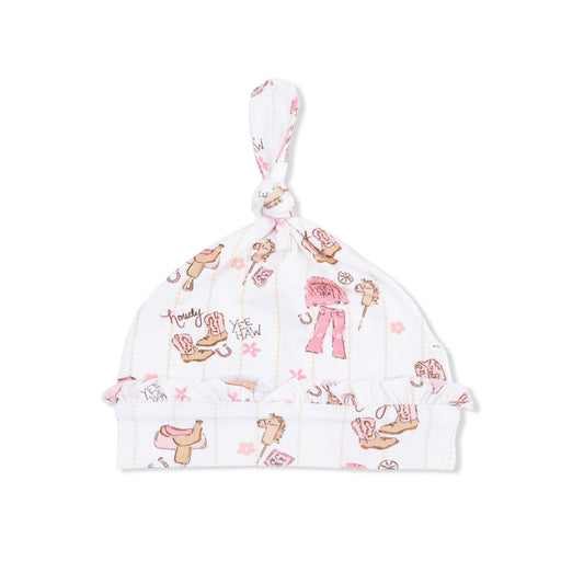 Cowgirl Nursery - Ruffle Knotted Hat - Hello Baby Apparel