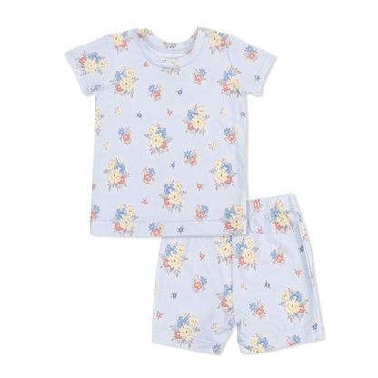 Country Stitch Floral - Loungewear Short Set - Hello Baby Apparel