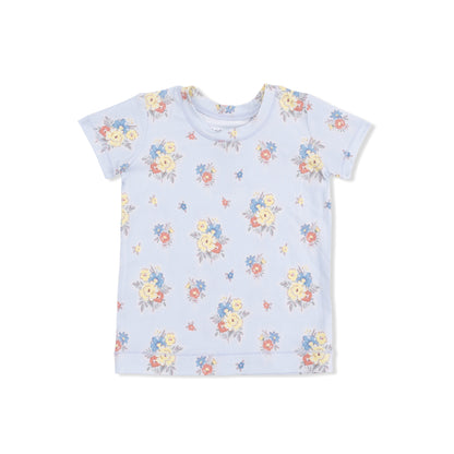 Country Stitch Floral - Loungewear Short Set - Hello Baby Apparel