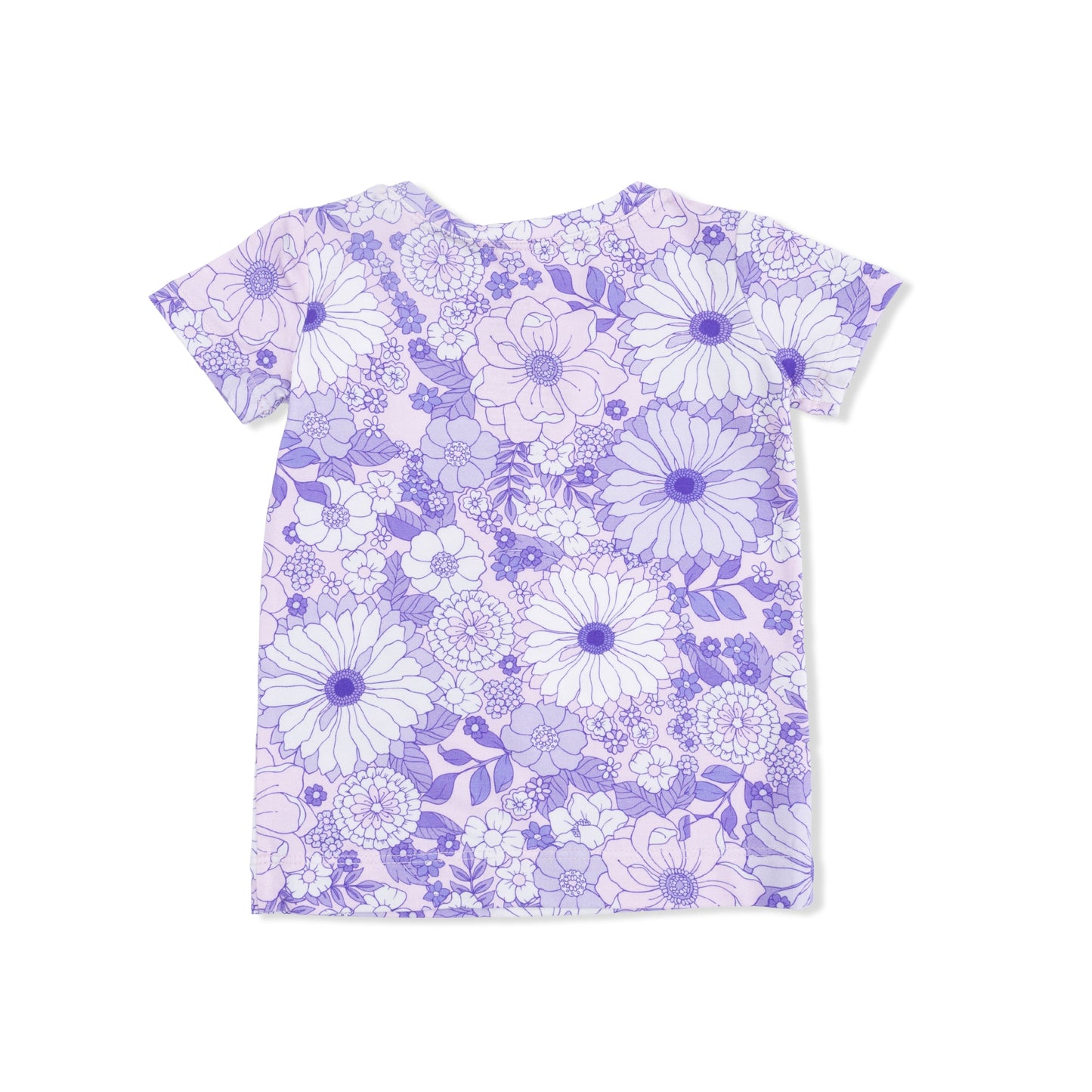Lacy Lavender Floral - Loungewear Short Set - Hello Baby Apparel