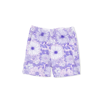 Lacy Lavender Floral - Loungewear Short Set - Hello Baby Apparel