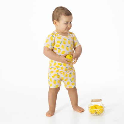 Sunny Lemons - Loungewear Short Set - Hello Baby Apparel