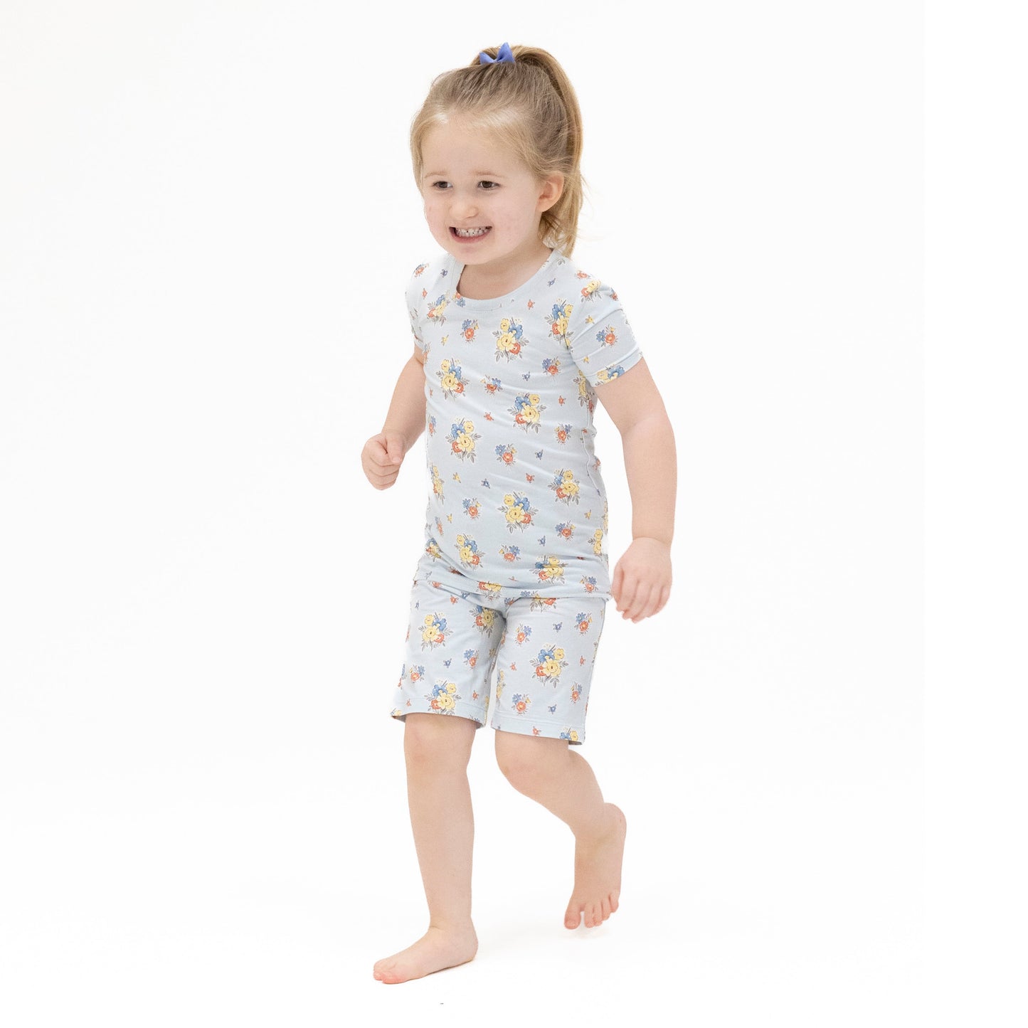 Country Stitch Floral - Loungewear Short Set - Hello Baby Apparel
