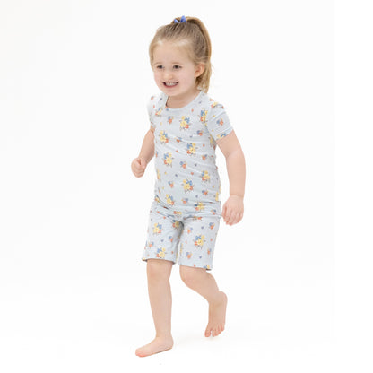 Country Stitch Floral - Loungewear Short Set - Hello Baby Apparel
