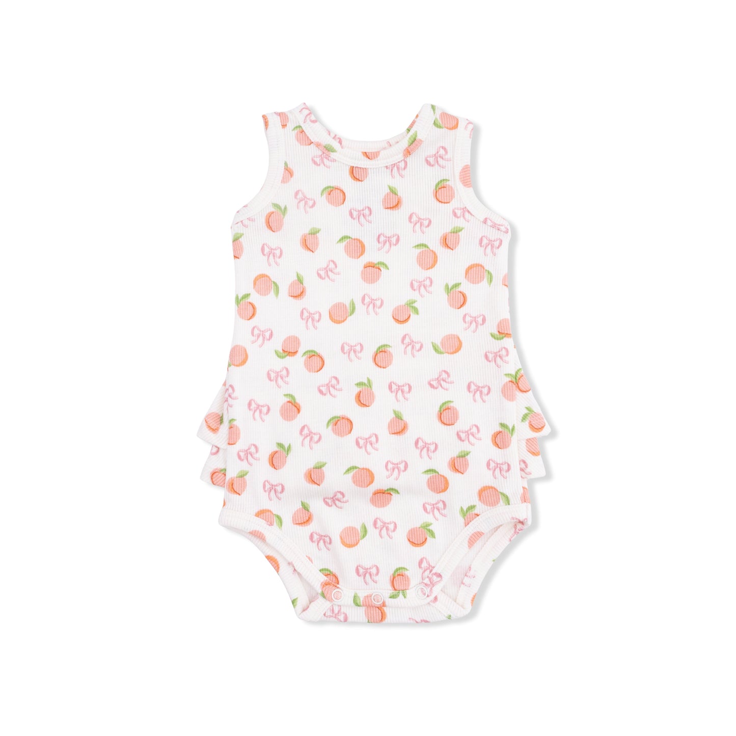 Little Peaches - Ruffle Tank Bodysuit - Hello Baby Apparel