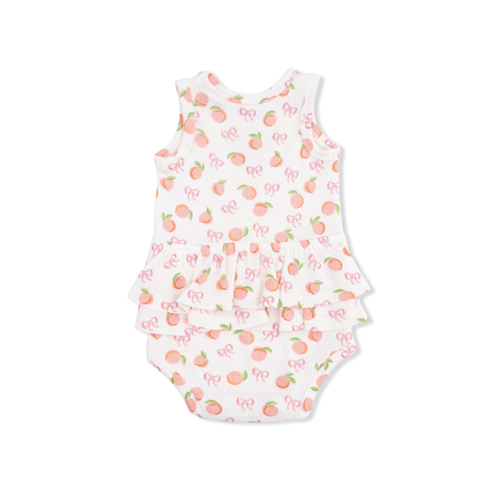 Little Peaches - Ruffle Tank Bodysuit - Hello Baby Apparel
