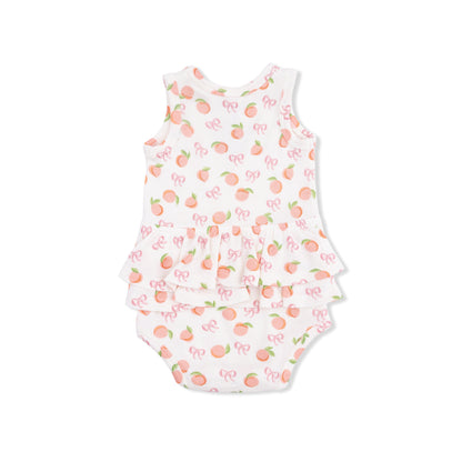 Little Peaches - Ruffle Tank Bodysuit - Hello Baby Apparel