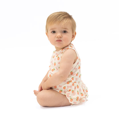 Little Peaches - Ruffle Tank Bodysuit - Hello Baby Apparel