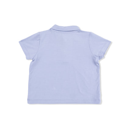 Dusty Plaid - Polo with Casual Short - Hello Baby Apparel