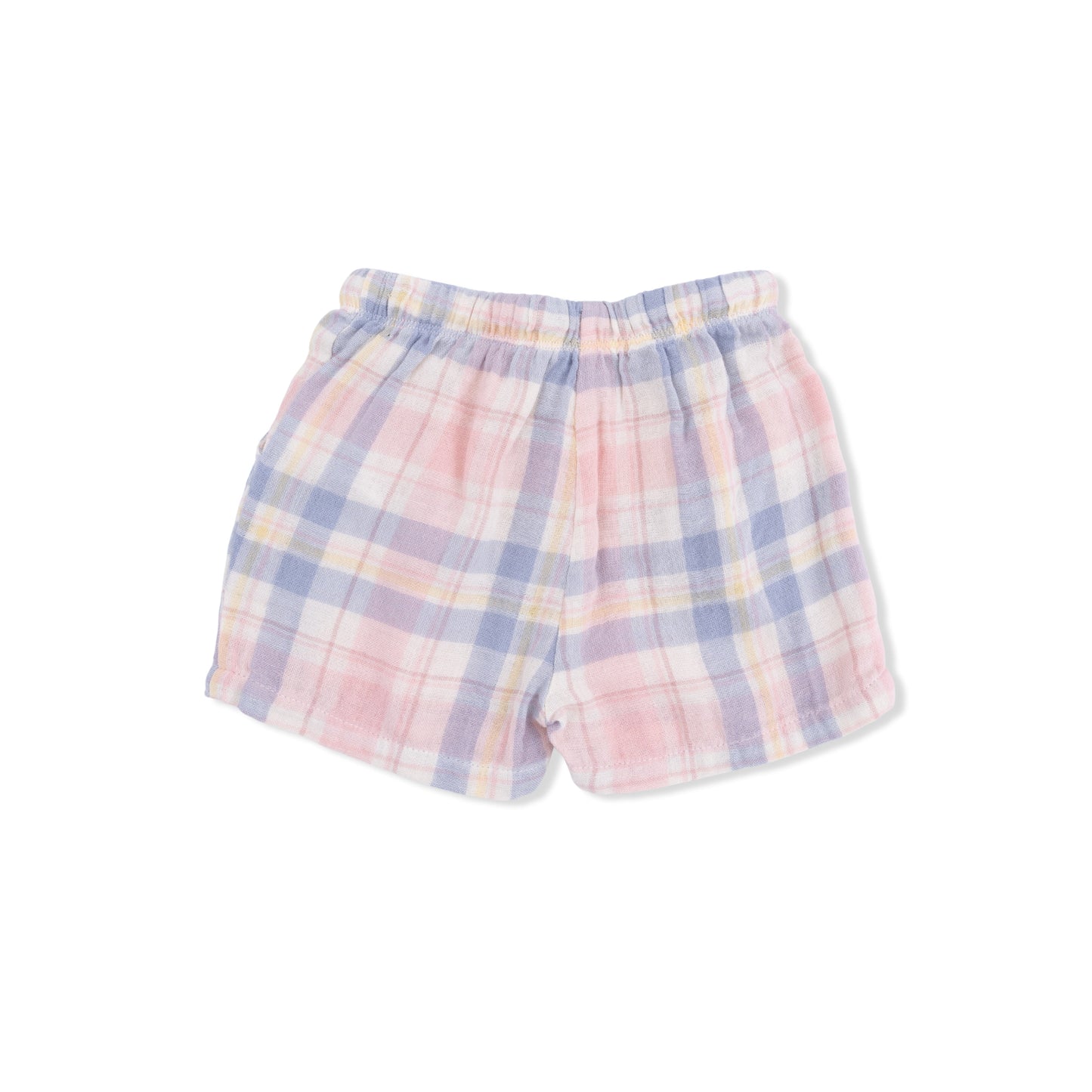 Dusty Plaid - Polo with Casual Short - Hello Baby Apparel