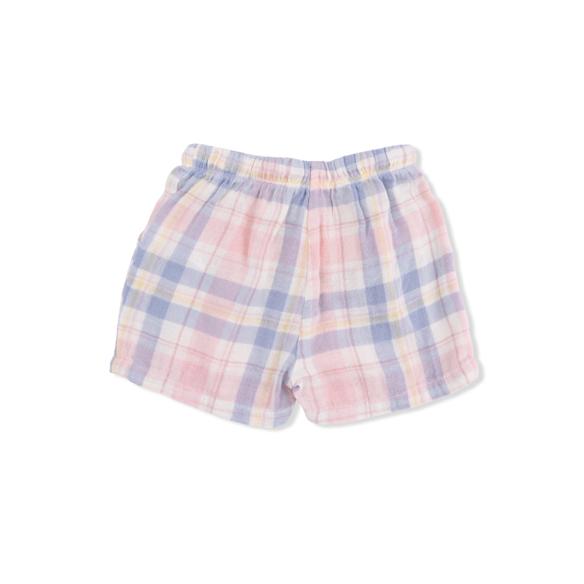 Dusty Plaid - Polo with Casual Short - Hello Baby Apparel