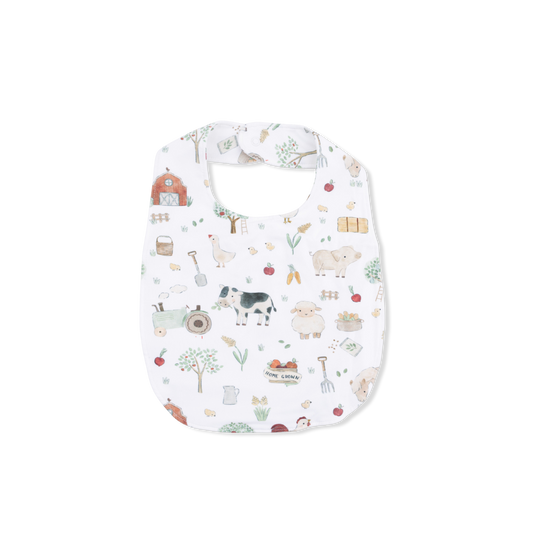 Cute Farm Animals Uni - Feeding Bib - Hello Baby Apparel
