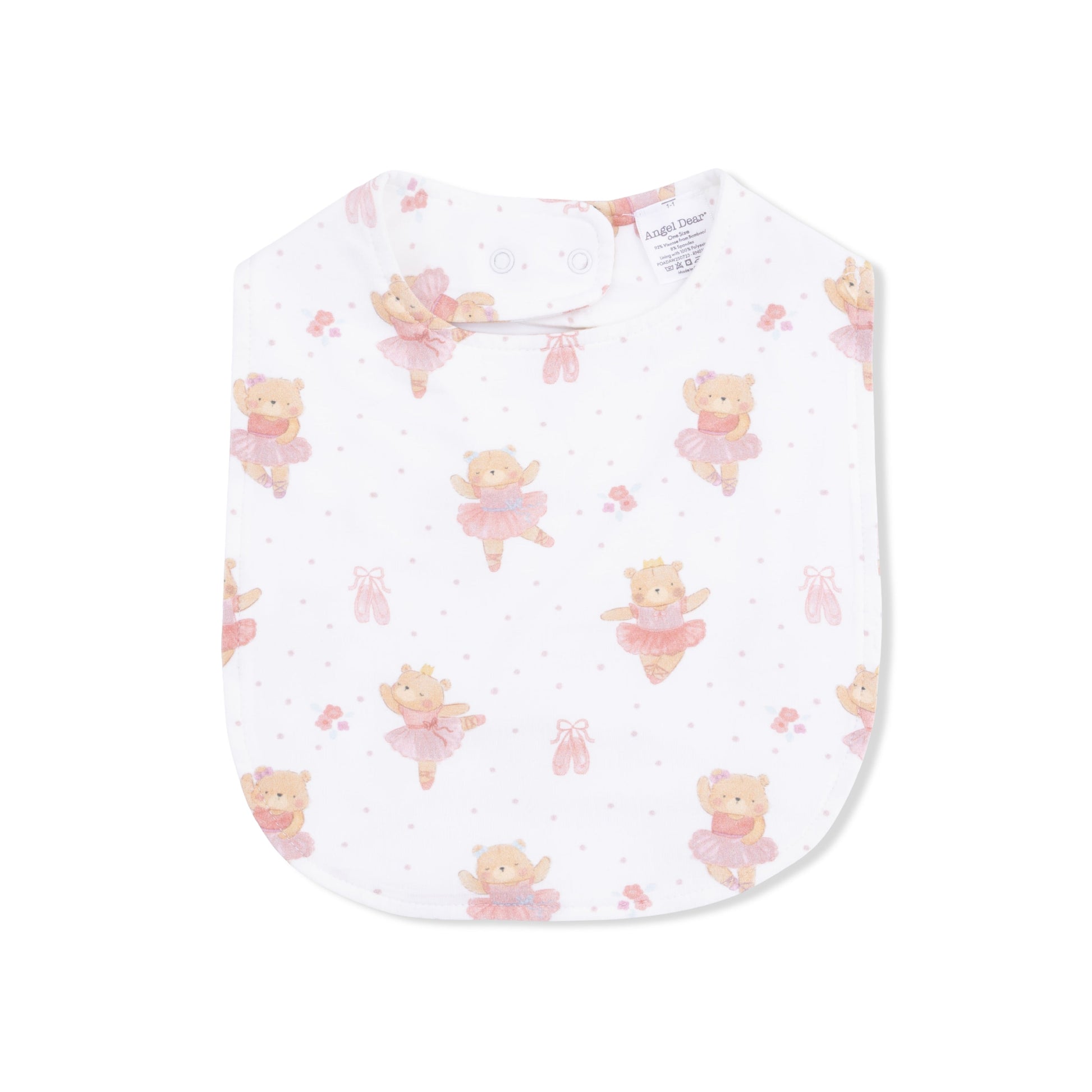 Teddy Bear Ballerina - Feeding Bib - Hello Baby Apparel
