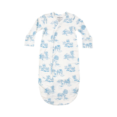 Angel Dear || Farm Toile Blue Bundle Gown