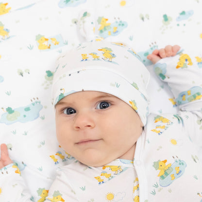 Frog and Duck Pond - Knotted Hat - Hello Baby Apparel