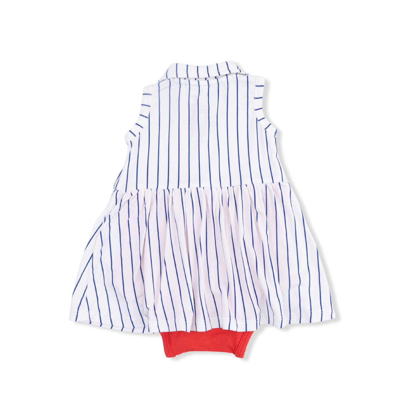 Baseball Stripe - Polo Tennis Dress - Hello Baby Apparel