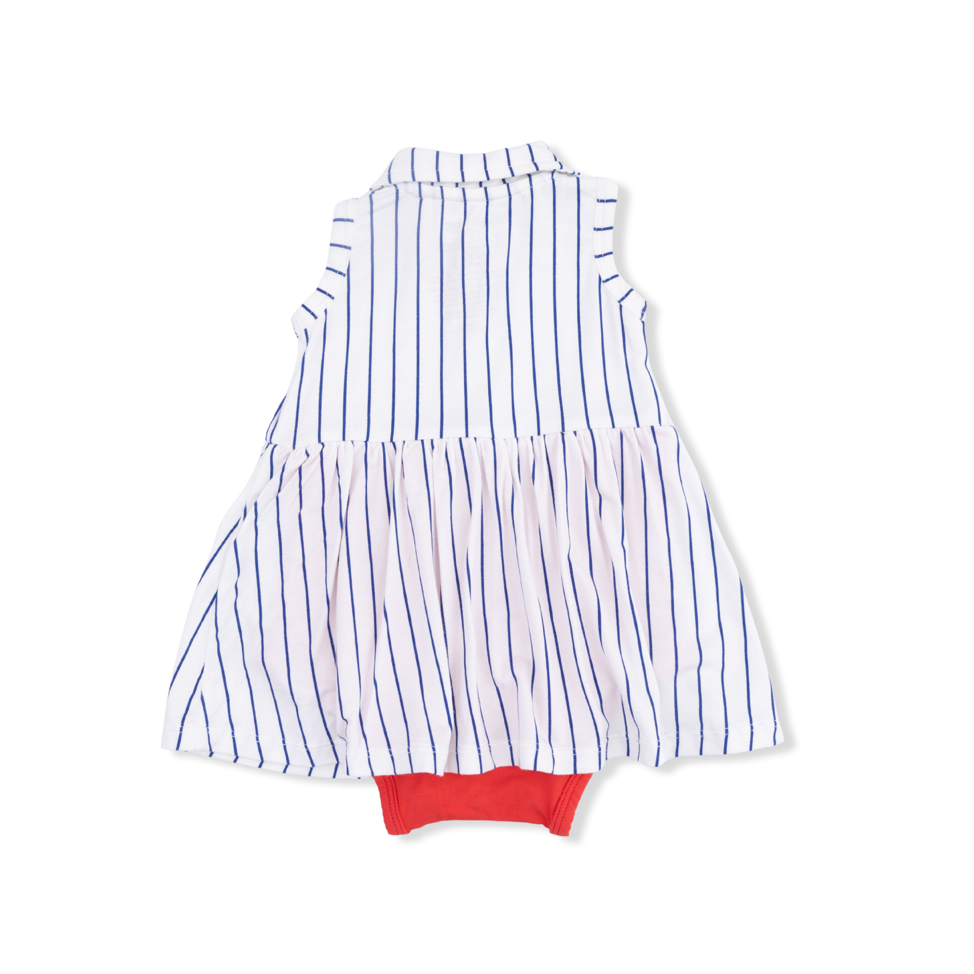 Baseball Stripe - Polo Tennis Dress - Hello Baby Apparel