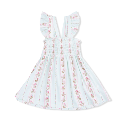 Antoinette Stripe - Smocked Top with Bloomer - Hello Baby Apparel