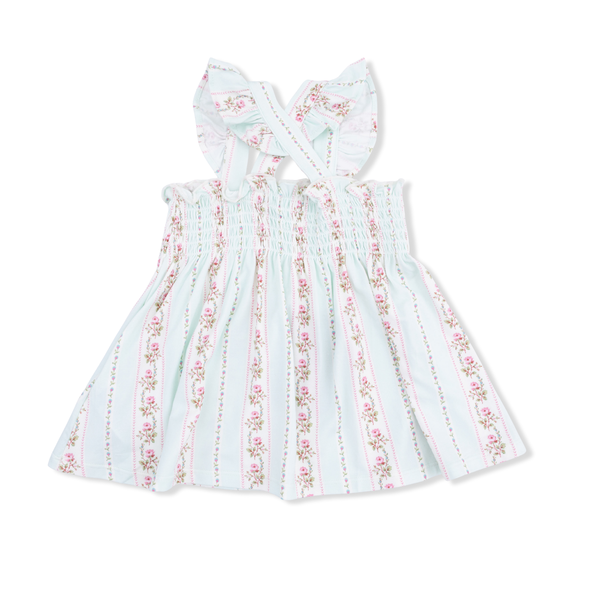 Antoinette Stripe - Smocked Top with Bloomer - Hello Baby Apparel