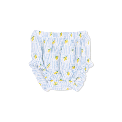 Lovely Lemons - Smocked Top with Bloomer & Sun Hat Set - Hello Baby Apparel