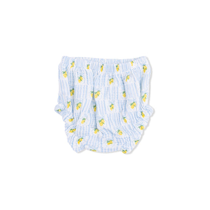Lovely Lemons - Smocked Top with Bloomer & Sun Hat Set - Hello Baby Apparel