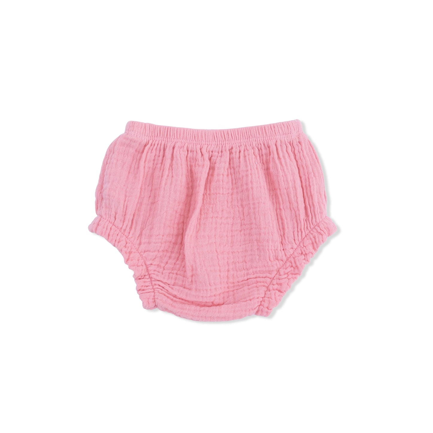 Solid Muslin Poignant Pink - Smocked Top with Bloomer - Hello Baby Apparel