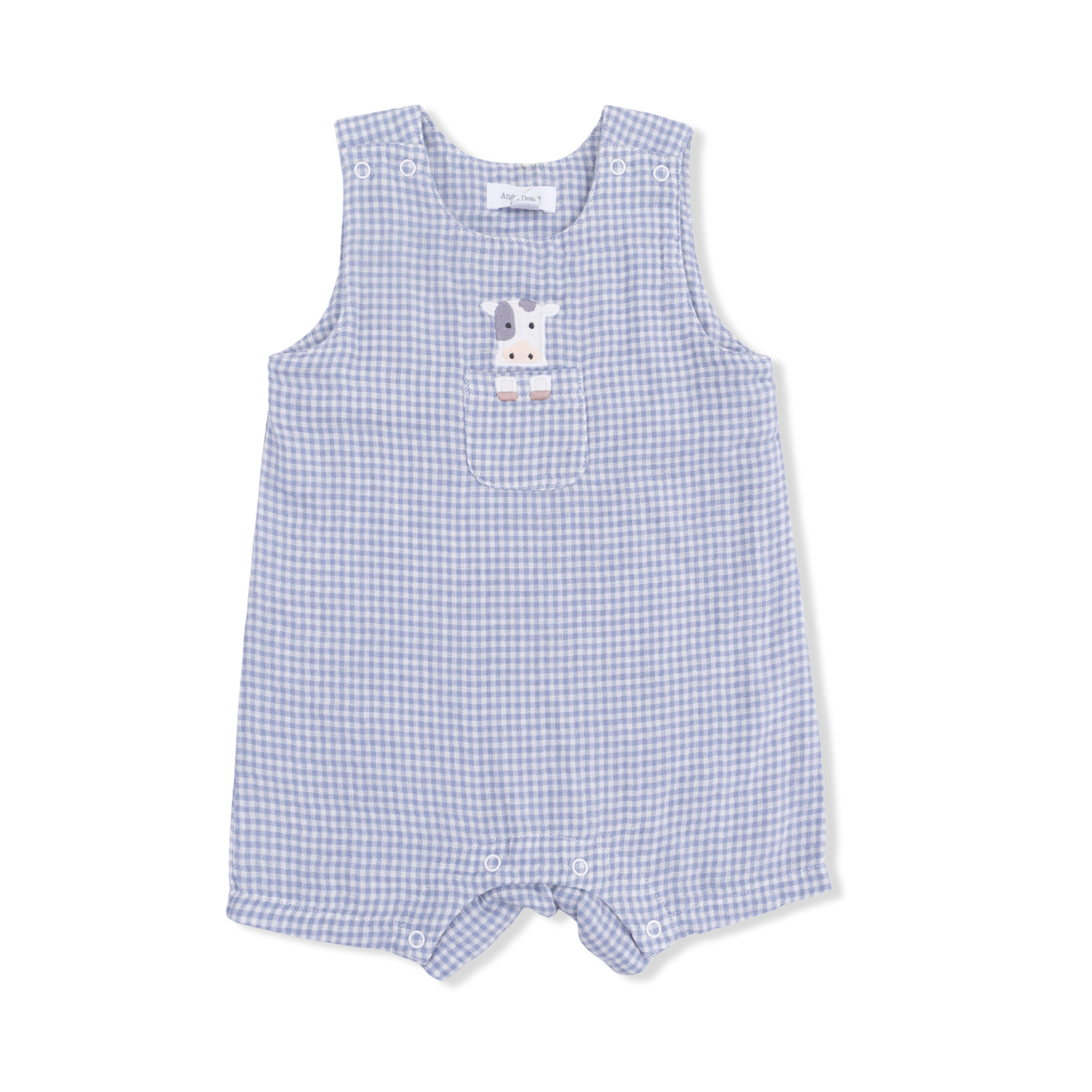 Cute Farm Animals Appliques - Jon Jon with Short Sleeve Bodysuit - Hello Baby Apparel