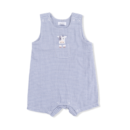 Cute Farm Animals Appliques - Jon Jon with Short Sleeve Bodysuit - Hello Baby Apparel