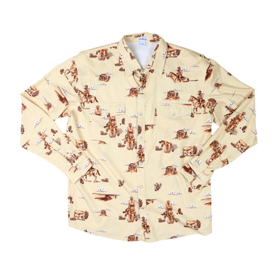 Cattle Drive Pearl Snap Long Sleeve Shirt || BlueQuail Clothing