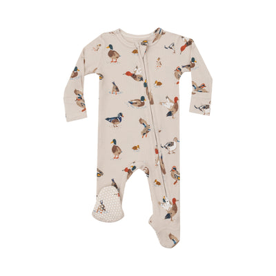 Angel Dear || Ducks - 2 Way Zipper Footie