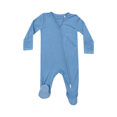 Angel Dear || Lichen Blue 2 Way Zipper Footie