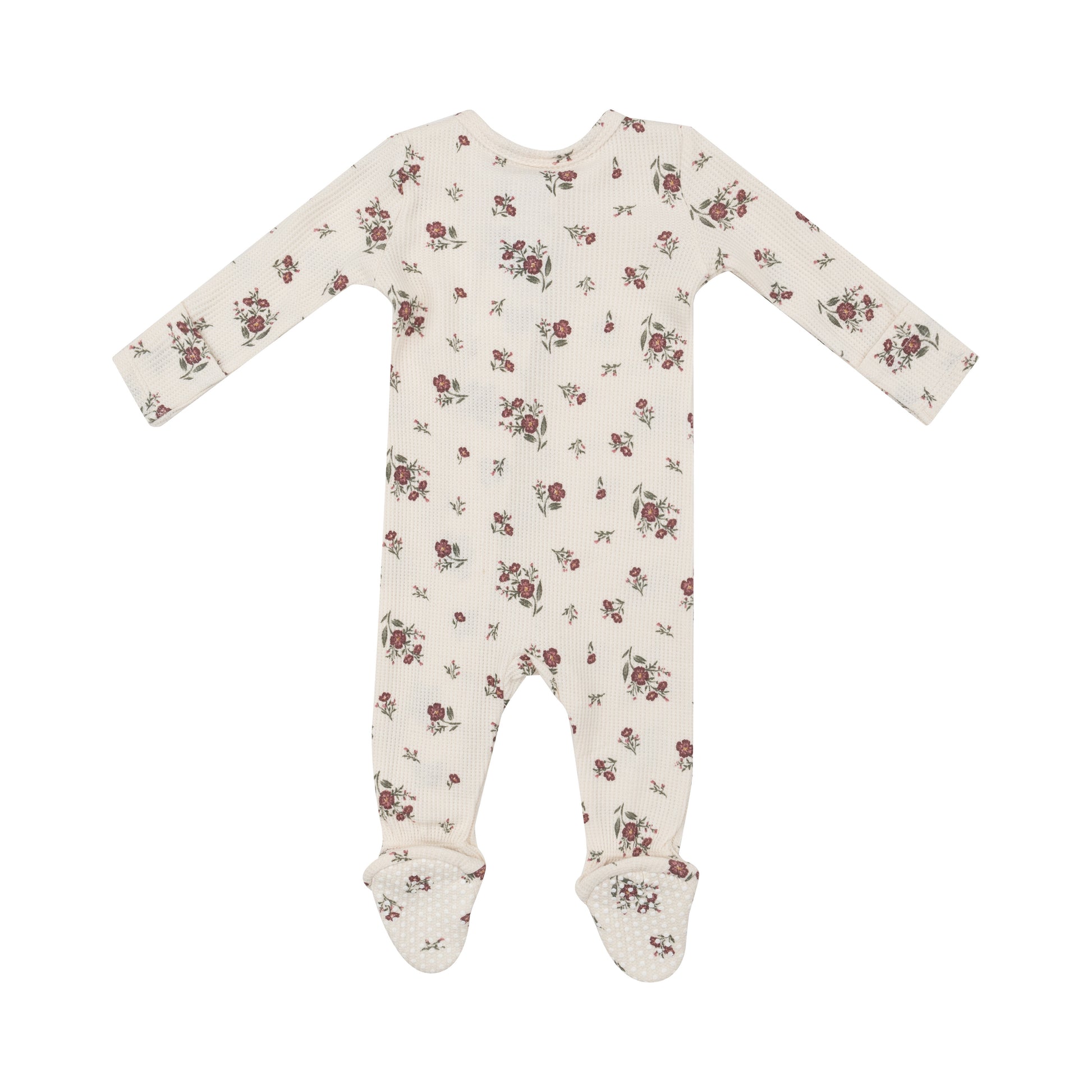 Angel Dear || Misty Rose Floral - 2 Way Zipper Footie