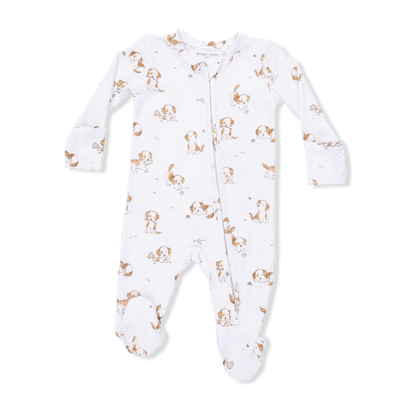 Explorer Puppy - 2 Way Zipper Footie - Hello Baby Apparel