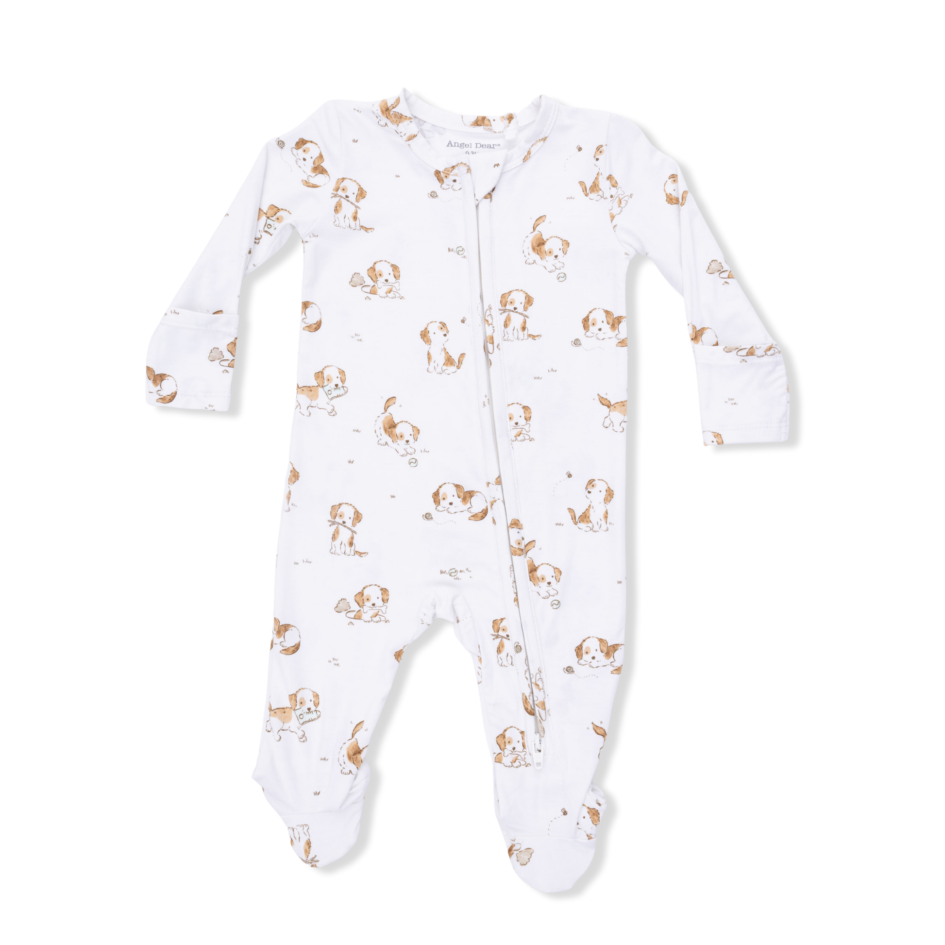 Explorer Puppy - 2 Way Zipper Footie - Hello Baby Apparel