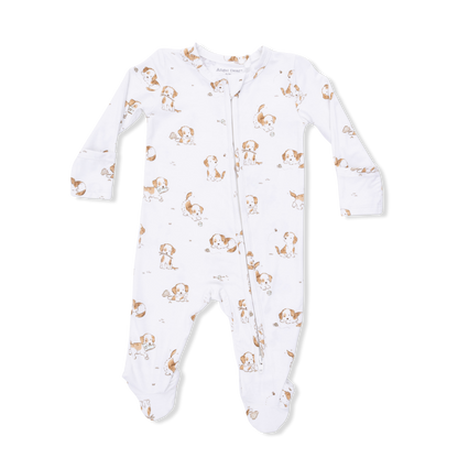 Explorer Puppy - 2 Way Zipper Footie - Hello Baby Apparel