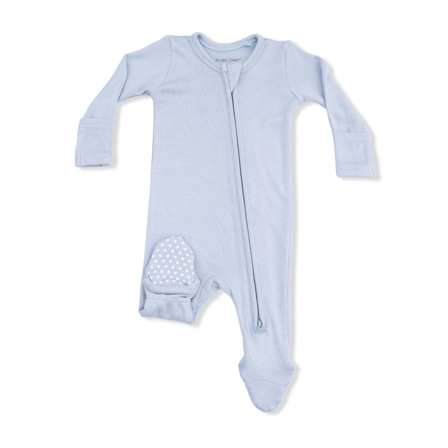 Solid Niagara Mist - 2 Way Zipper Footie - Hello Baby Apparel