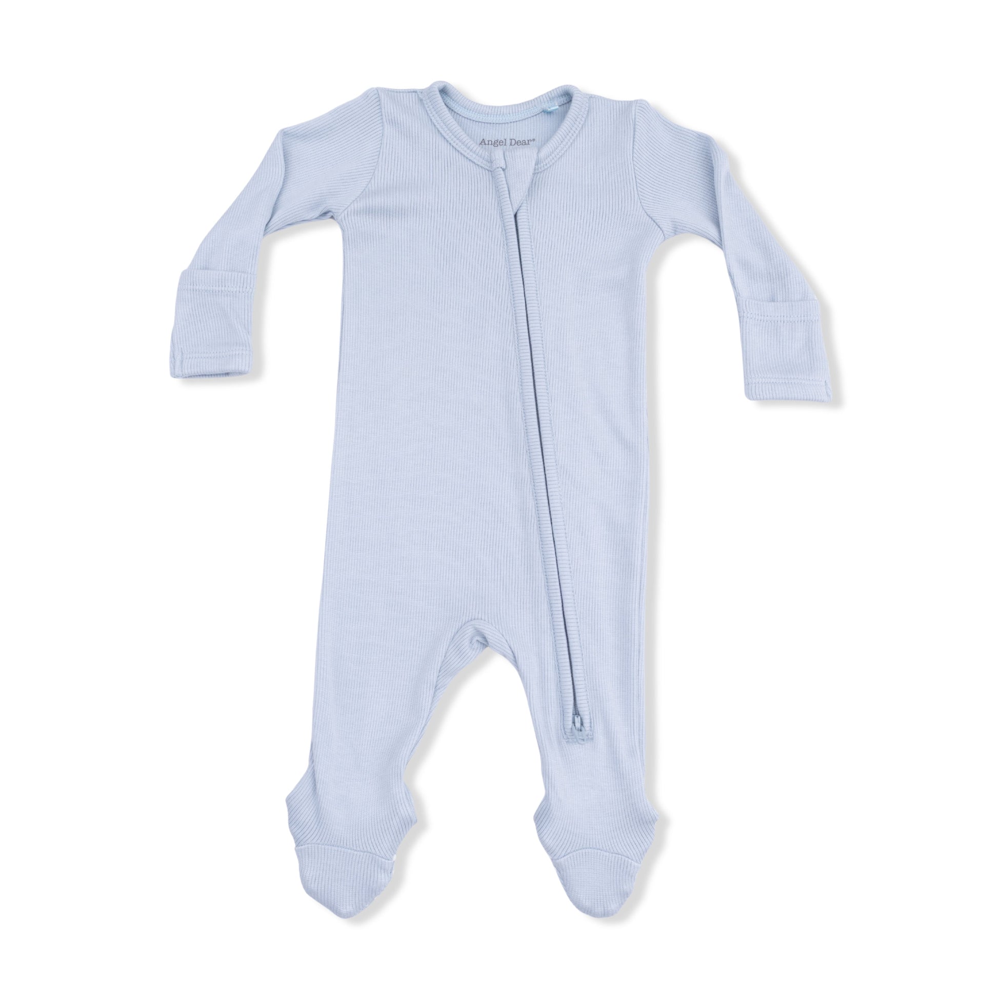 Solid Niagara Mist - 2 Way Zipper Footie - Hello Baby Apparel
