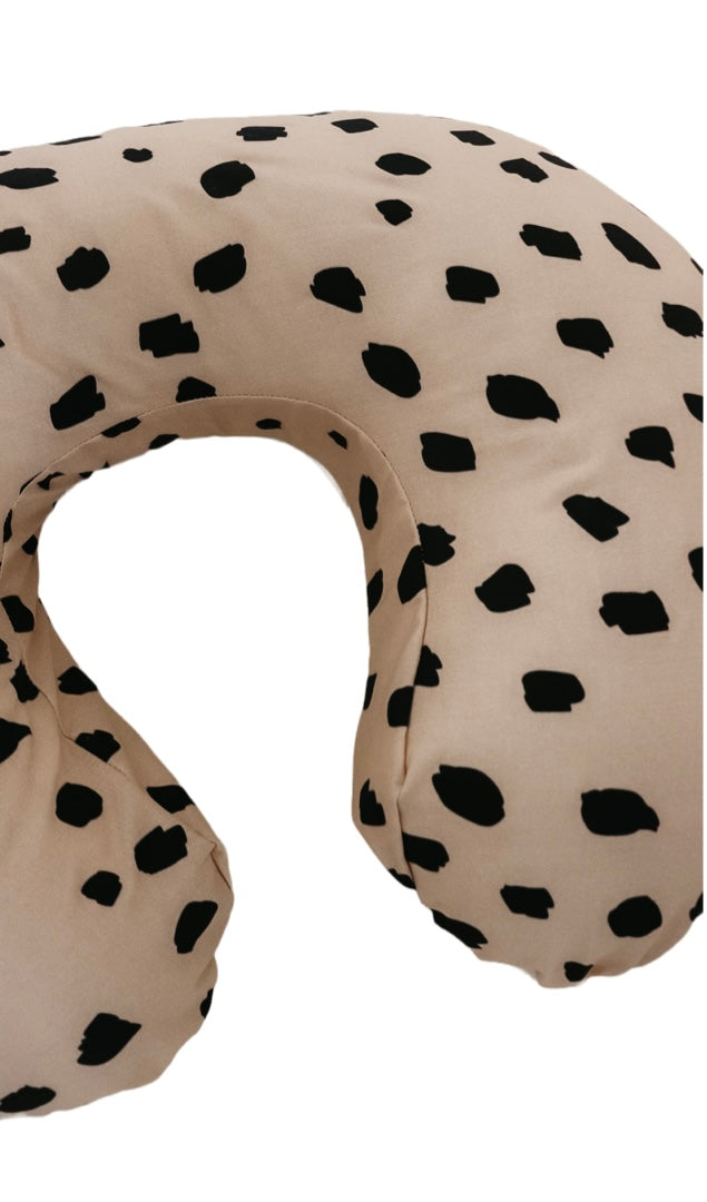 Beige Black Marks Sahara Nursing Pillow Cover - Hello Baby Apparel