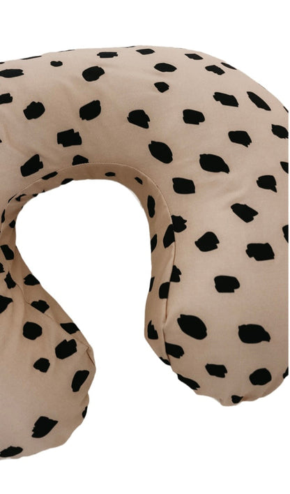 Beige Black Marks Sahara Nursing Pillow Cover - Hello Baby Apparel