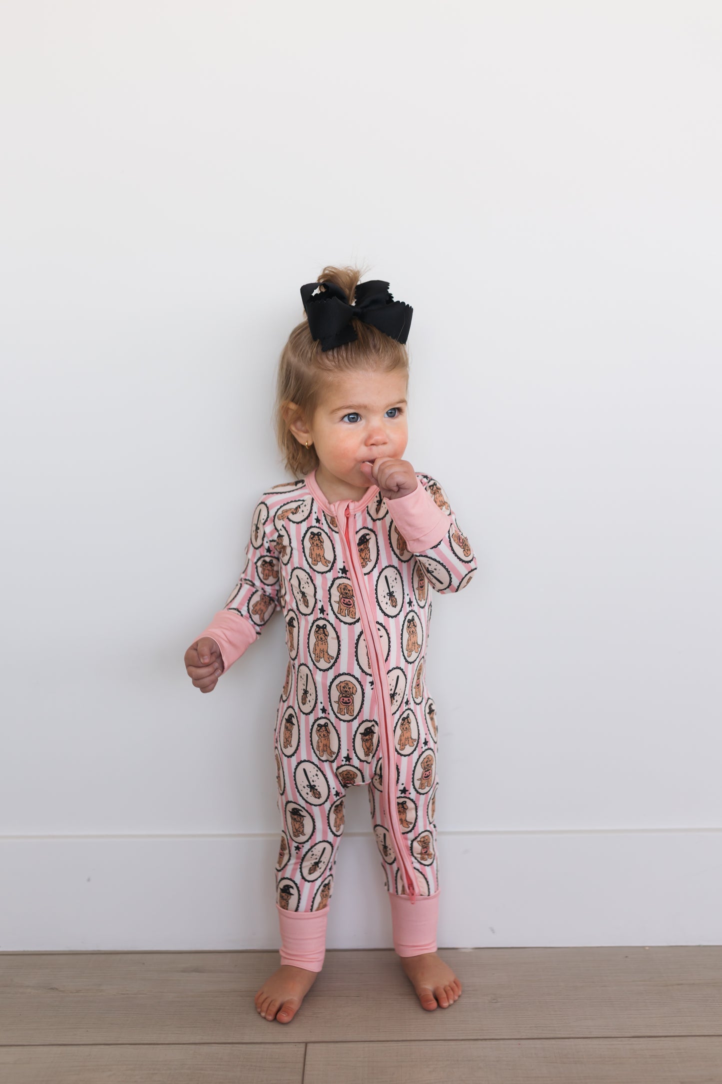 In My Jammer - Howl-o-Ween Pups Zipper Romper - Hello Baby Apparel