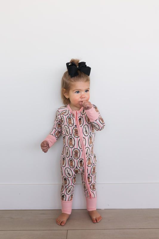 In My Jammer - Howl-o-Ween Pups Zipper Romper - Hello Baby Apparel