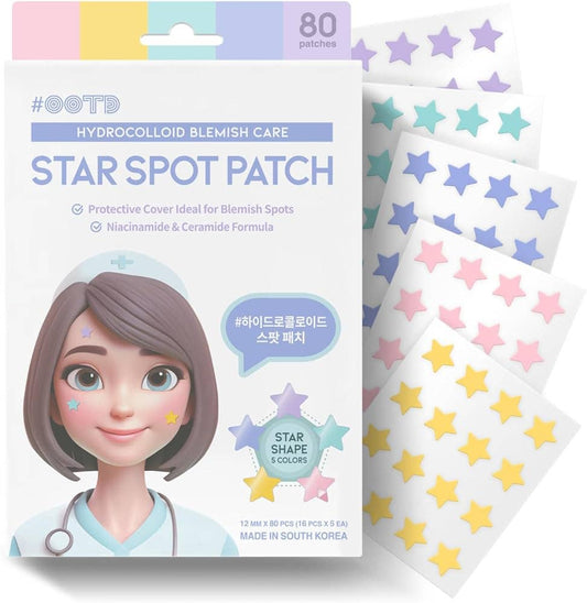 OOTD Star Spot Acne Hydrocolloid Patch 80 pieces - Hello Baby Apparel