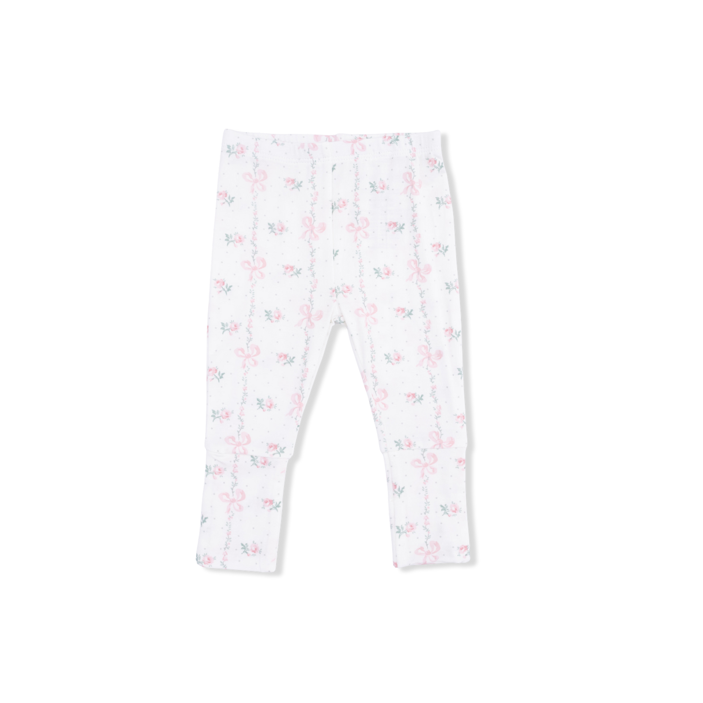 Dainty Buds and Bows - Take Me Home Set with Convertible Pant  & Swaddle Blanket Set - Hello Baby Apparel