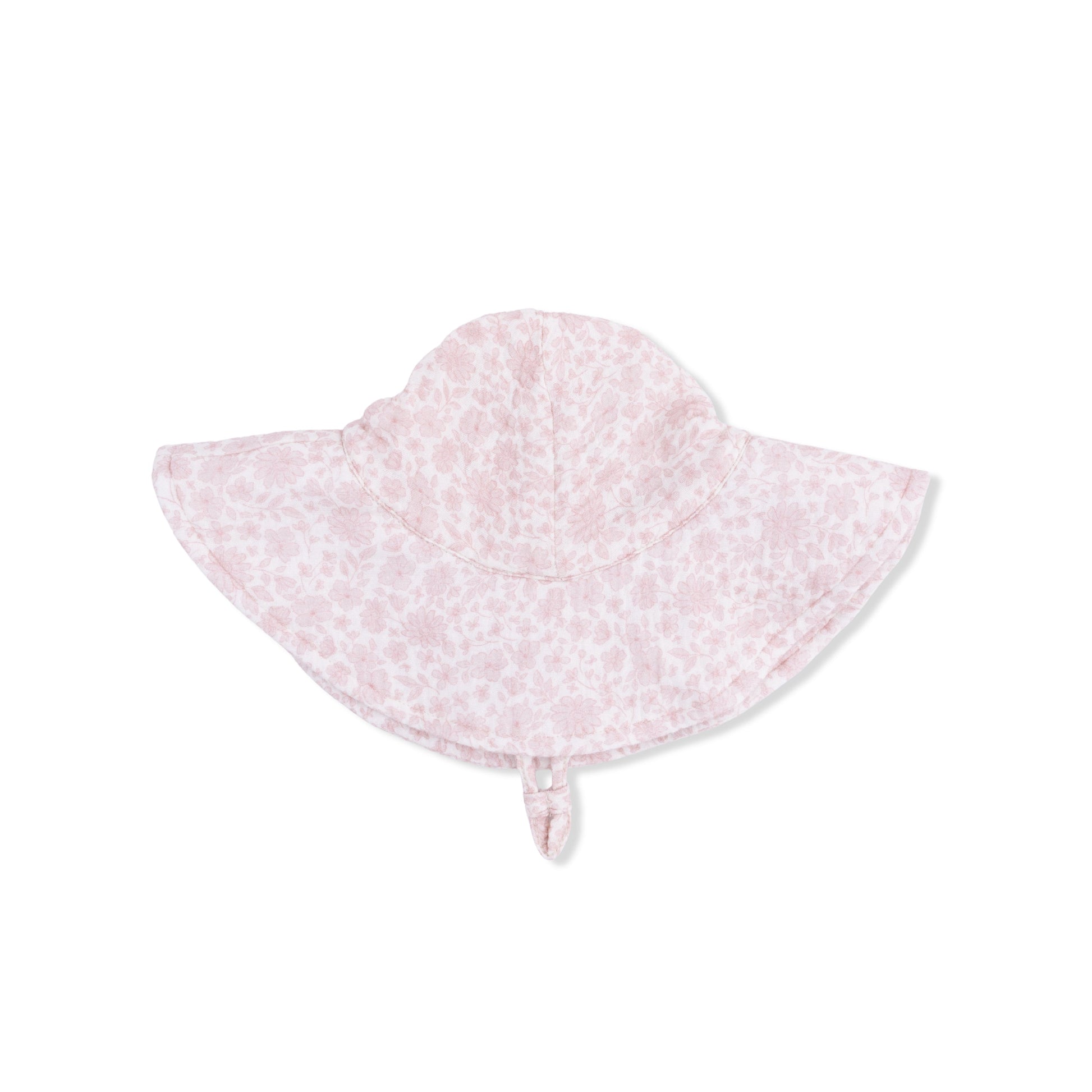 Harper Floral - Wide Brim Sun Hat - Hello Baby Apparel