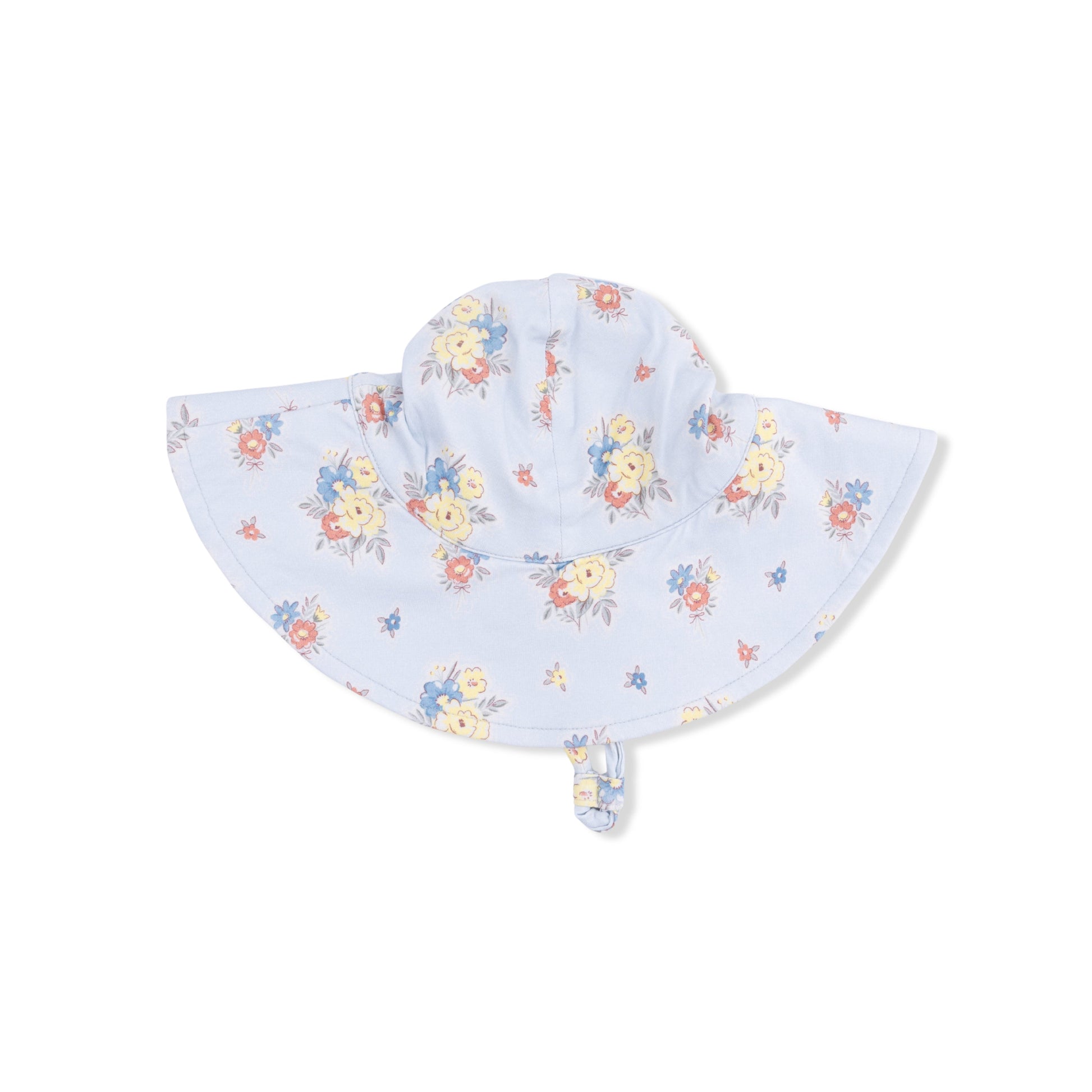 Country Stitch Floral - Wide Brim Sun Hat - Hello Baby Apparel