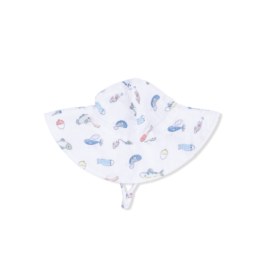 Fishing Lures - Wide Brim Sun Hat - Hello Baby Apparel