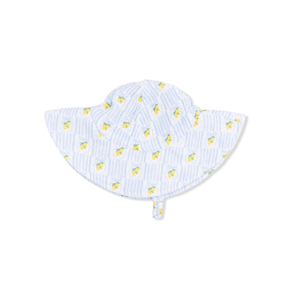 Lovely Lemons - Smocked Top with Bloomer & Sun Hat Set - Hello Baby Apparel